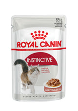 Royal Canin Instinctive In Gravy Adult Wet Cat Food Pouches - 12 x 85g