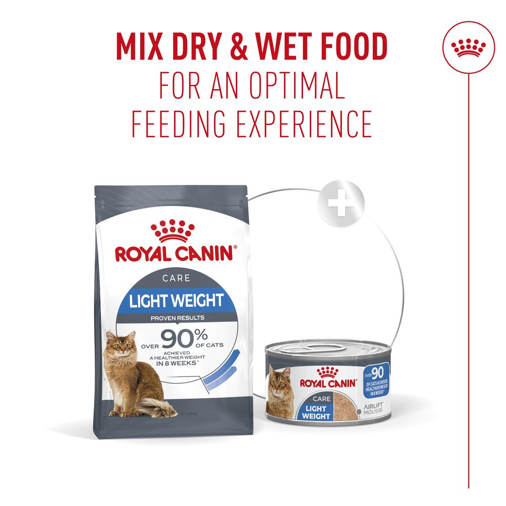 Royal Canin Light Airlift Mousse Adult Wet Cat Food 12 x 85g