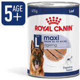 Royal Canin Maxi Ageing 5+ Wet Dog Food Chunks In Loaf - 12 x 410g