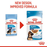Royal Canin Maxi Puppy Wet Dog Food in Gravy - 10 x 140g