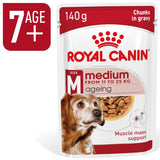 Royal Canin Medium Ageing 10+ Wet Dog Food in Gravy - 10 x 1