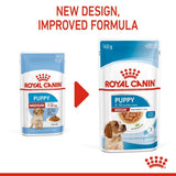 Royal Canin Medium Puppy Wet Dog Food in Gravy - 10x 140g