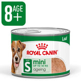 Royal Canin Mini Ageing 8+ Wet Dog Food Chunks In Loaf - 12 x 195g