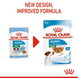 Royal Canin Mini Puppy Wet Dog Food Pouches - 48 x 85g