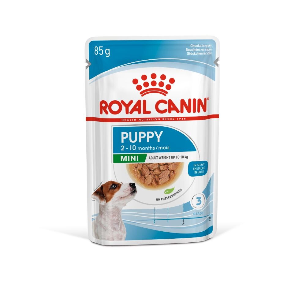 Royal Canin Mini Puppy Wet Dog Food In Gravy - 12 x 85g