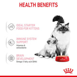 Royal Canin Feline Health Nutrition Mother & Babycat Adult and Kitten Wet Cat Food Ultra Soft Mousse - 12 x 195g