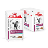 Royal Canin Renal With Fish Adult Wet Cat Food Thin Slices In Gravy - 12 x 85G