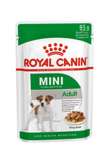 Royal Canin Mini Adult Wet Dog Food Pouches - 48 x 85g