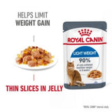 Royal Canin Light Weight Care in Jelly Adult Wet Cat Food - 12 x 85g