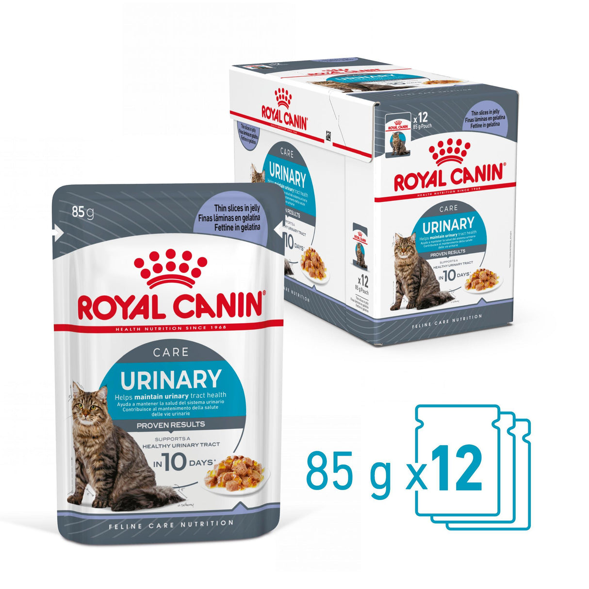 Royal Canin Urinary Care Wet Cat Food In Jelly - 12x85g