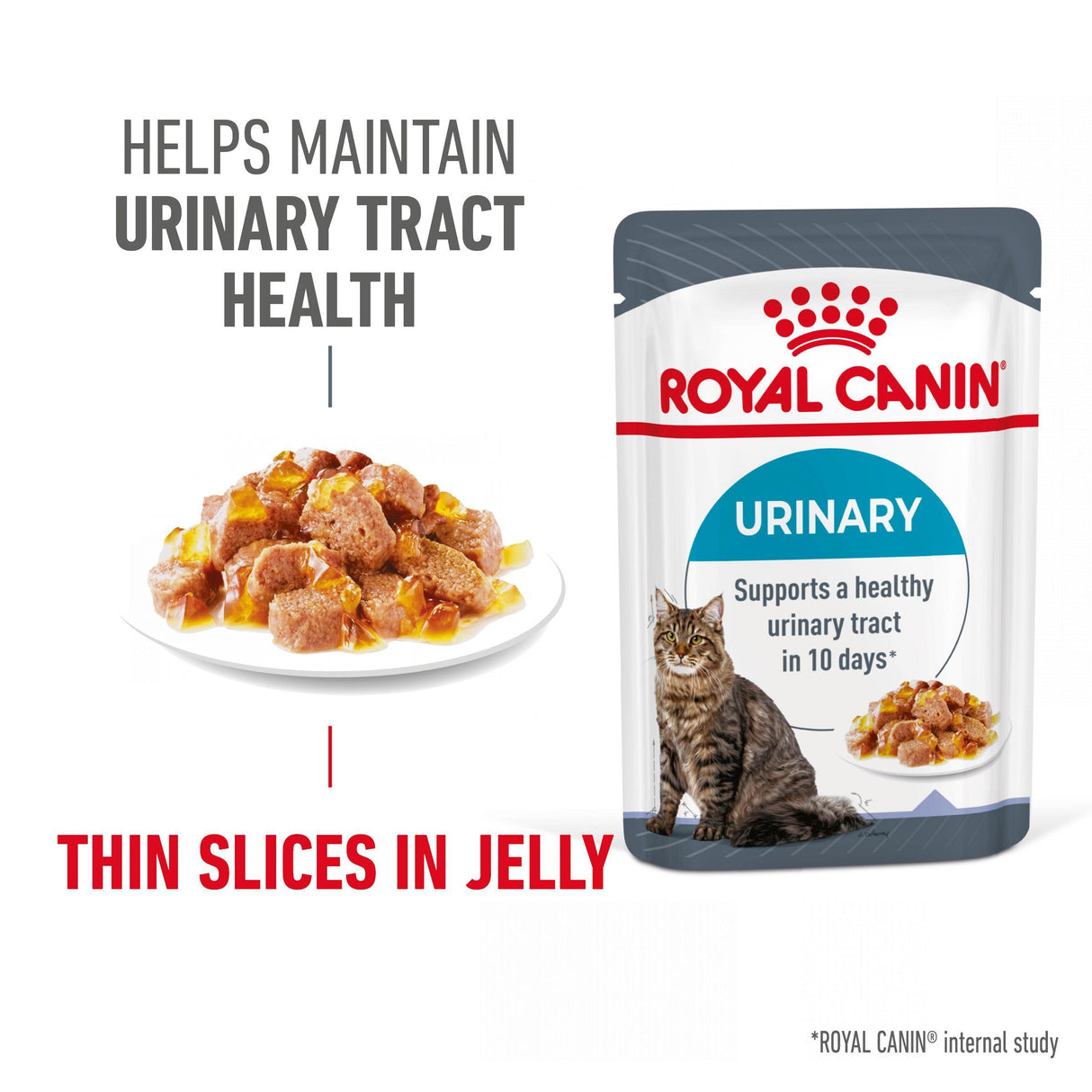 Royal Canin Urinary Care Wet Cat Food In Jelly - 12x85g