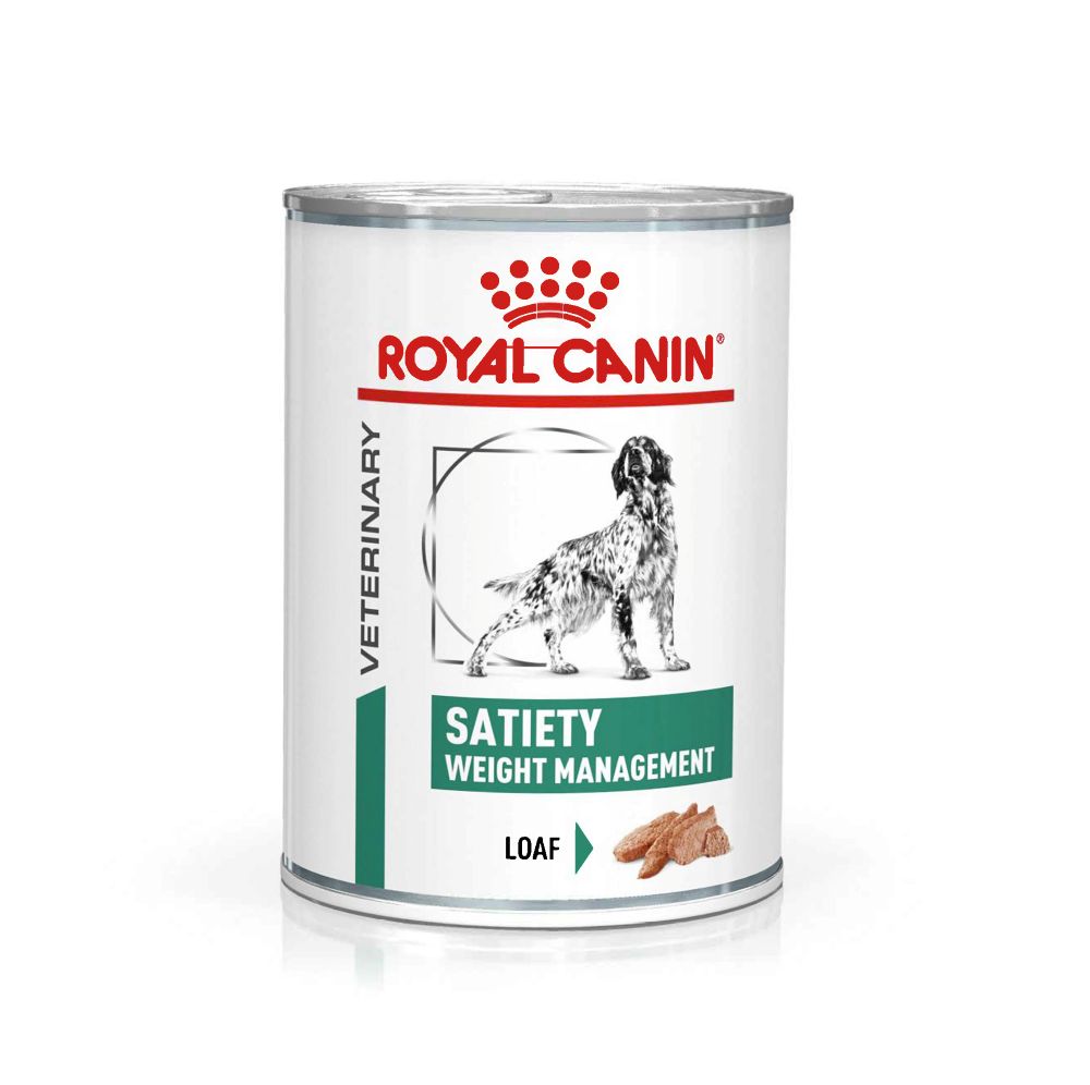 Royal Canin Satiety Weight Management Loaf Adult Wet Dog Food - 12 x 410g