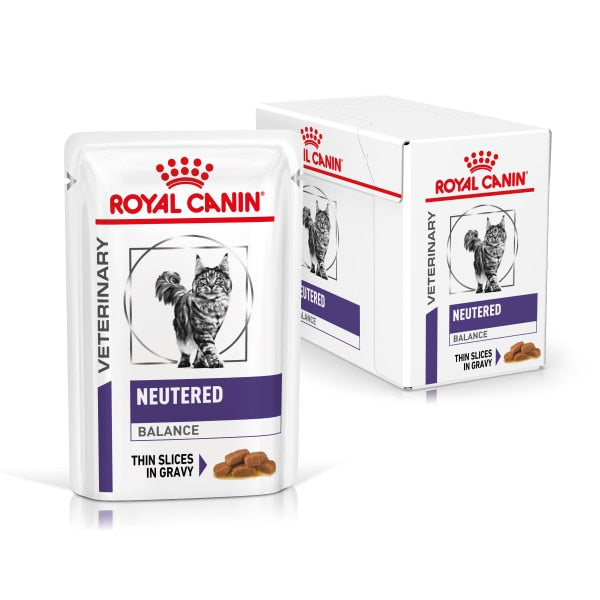 Royal Canin Veterinary Diet Neutered Satiety Balance Adult Wet Cat Food - 48 x 85g