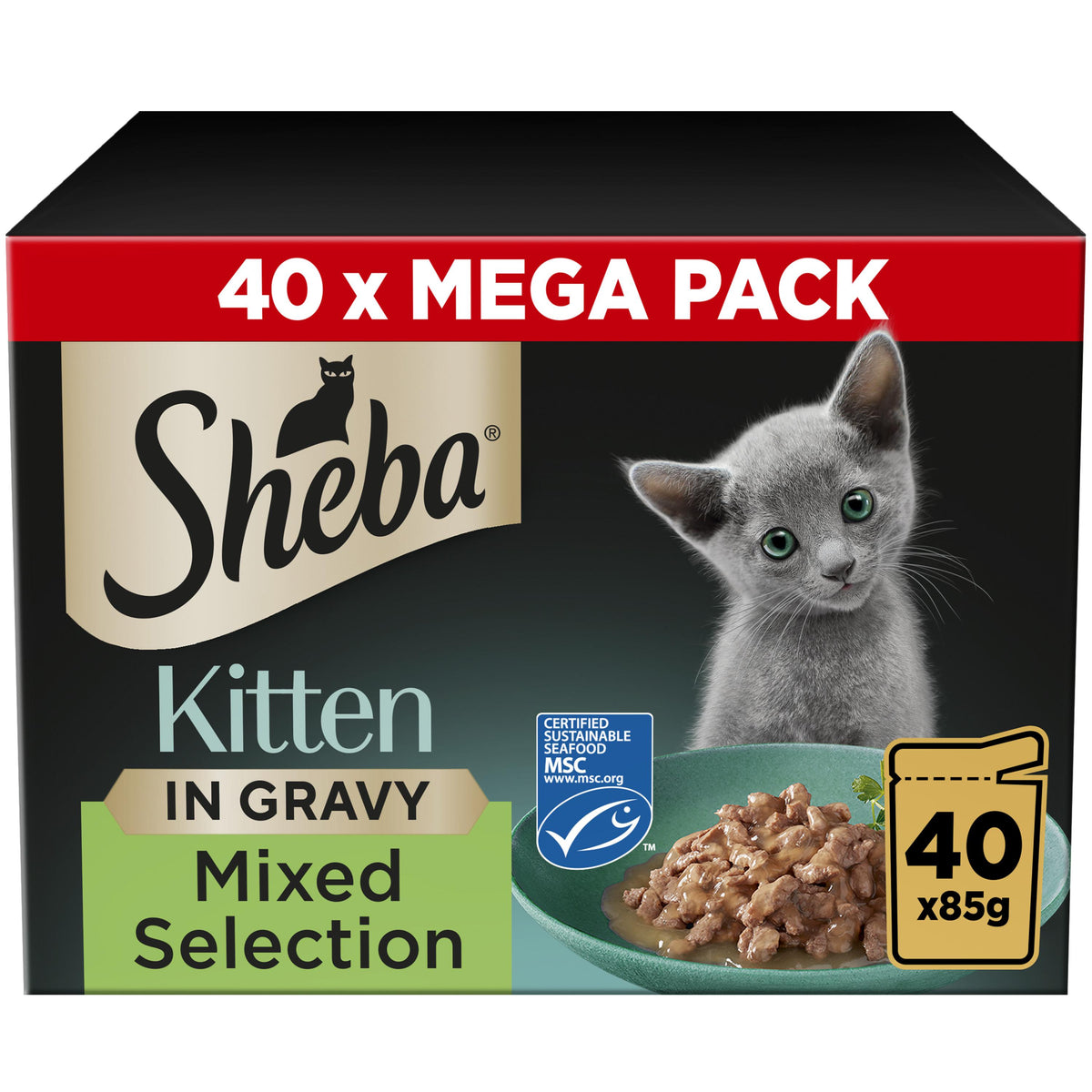 Sheba Wet Cat Food Pouches – Jelly & Gravy Selection