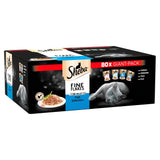 Sheba Fine Flakes Fish Collection in Jelly Wet Cat Food Pouches - 80 x 85g