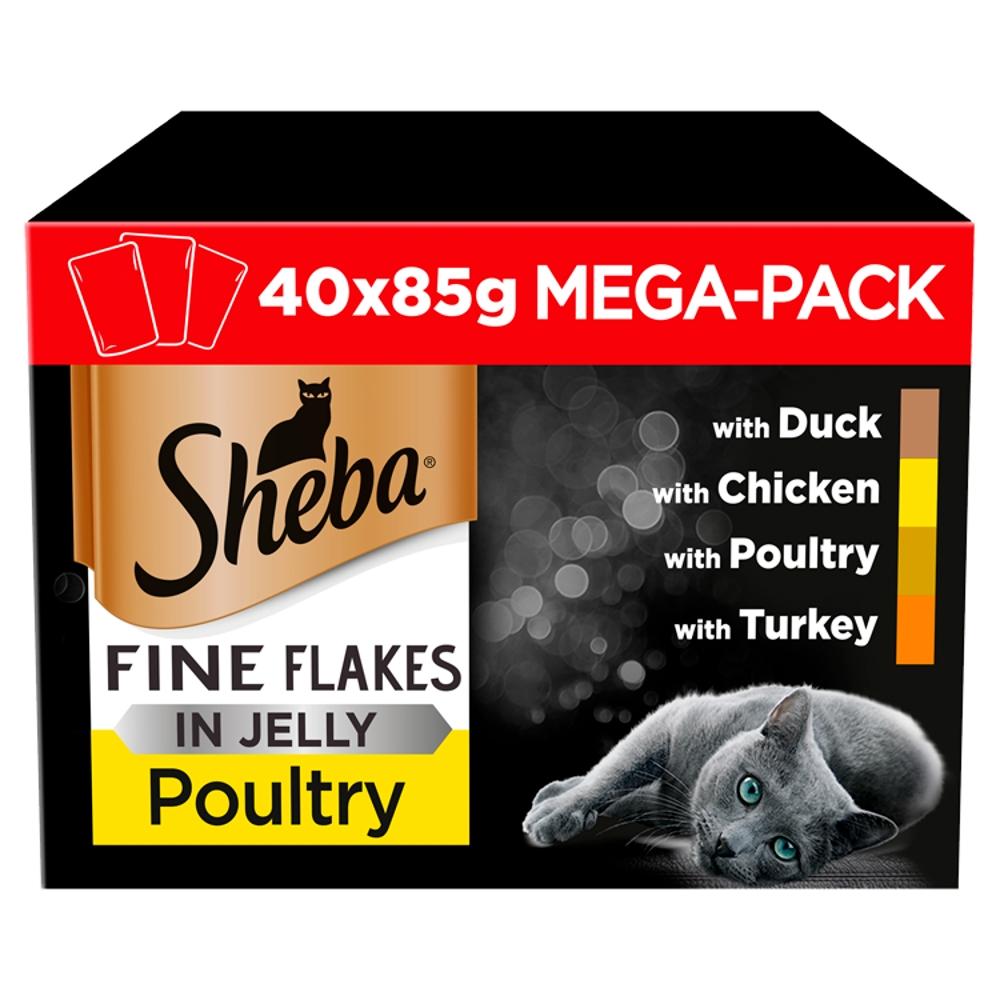 Sheba Wet Cat Food Pouches – Jelly & Gravy Selection