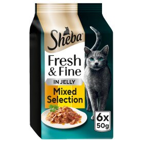 Sheba Wet Cat Food Pouches – Jelly & Gravy Selection