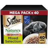 Sheba Wet Cat Food Pouches – Jelly & Gravy Selection