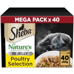 Sheba Wet Cat Food Pouches – Jelly & Gravy Selection