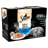Sheba Select Slices Cat Food Pouches Fish in Gravy - 12 x 85g