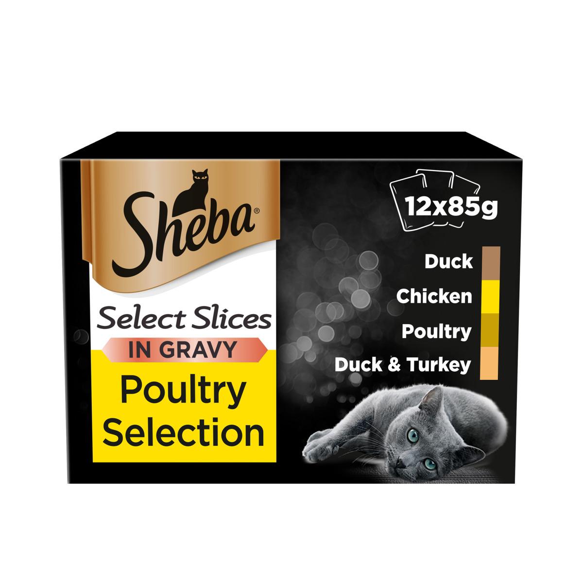 Sheba Wet Cat Food Pouches – Jelly & Gravy Selection