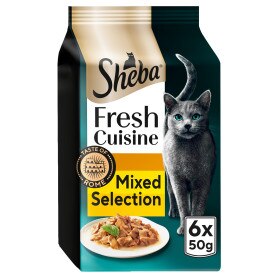 Sheba Wet Cat Food Pouches – Jelly & Gravy Selection