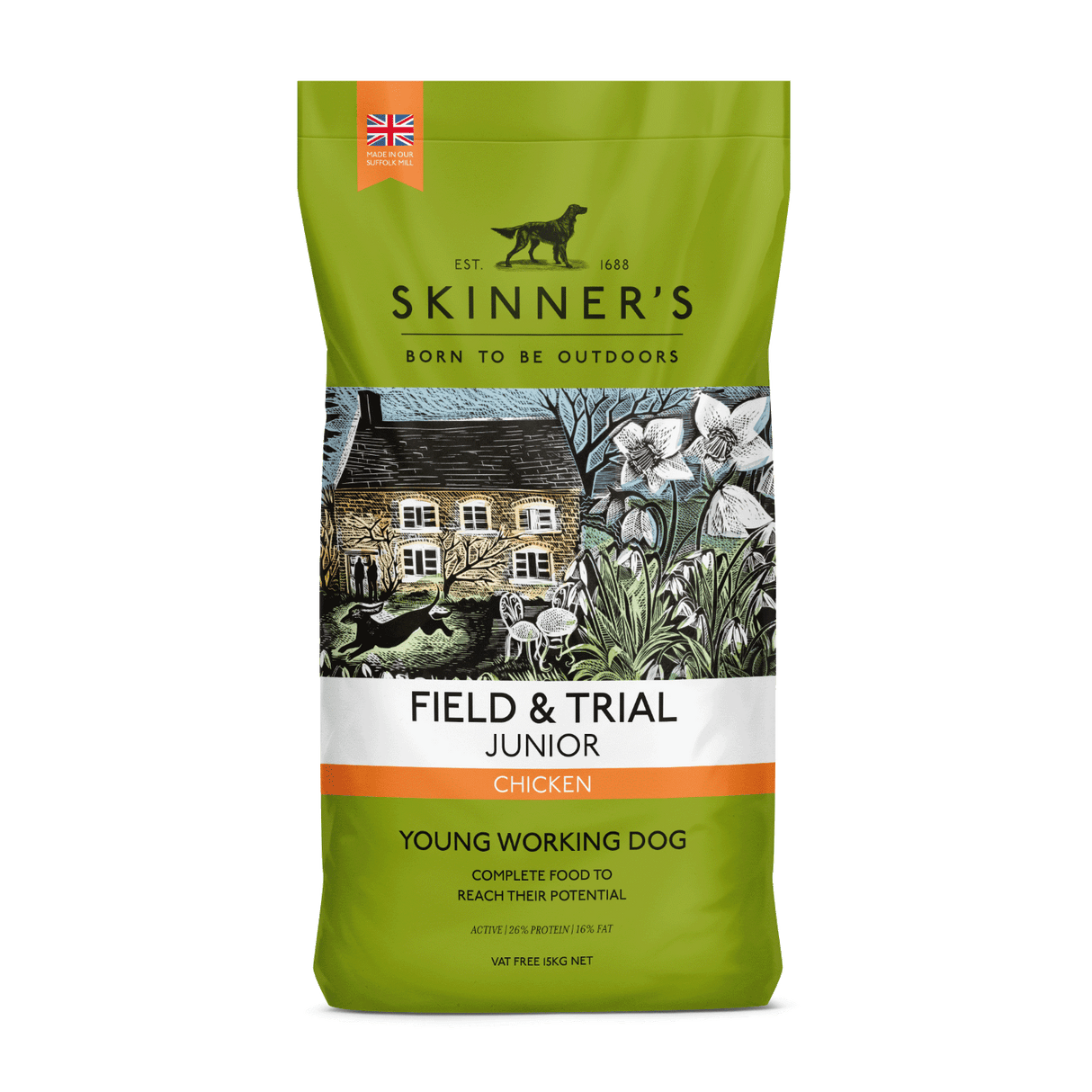 Skinner's Field & Trial Junior Dry Dog Food - 15kg