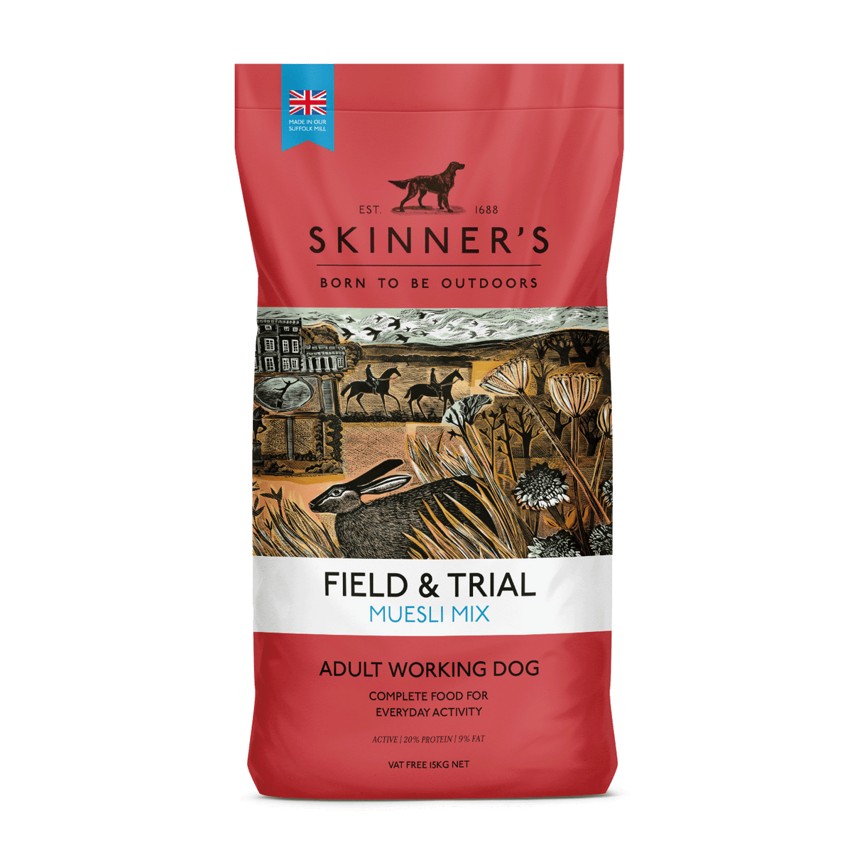 Skinners Field & Trial Muesli Mix Dry Dog Food - 15kg