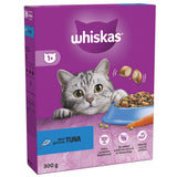 WHISKAS 1+ Adult Cat Dry Food with Tuna - 300g
