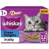 WHISKAS Wet Cat Food Pouches – Jelly & Gravy Selection