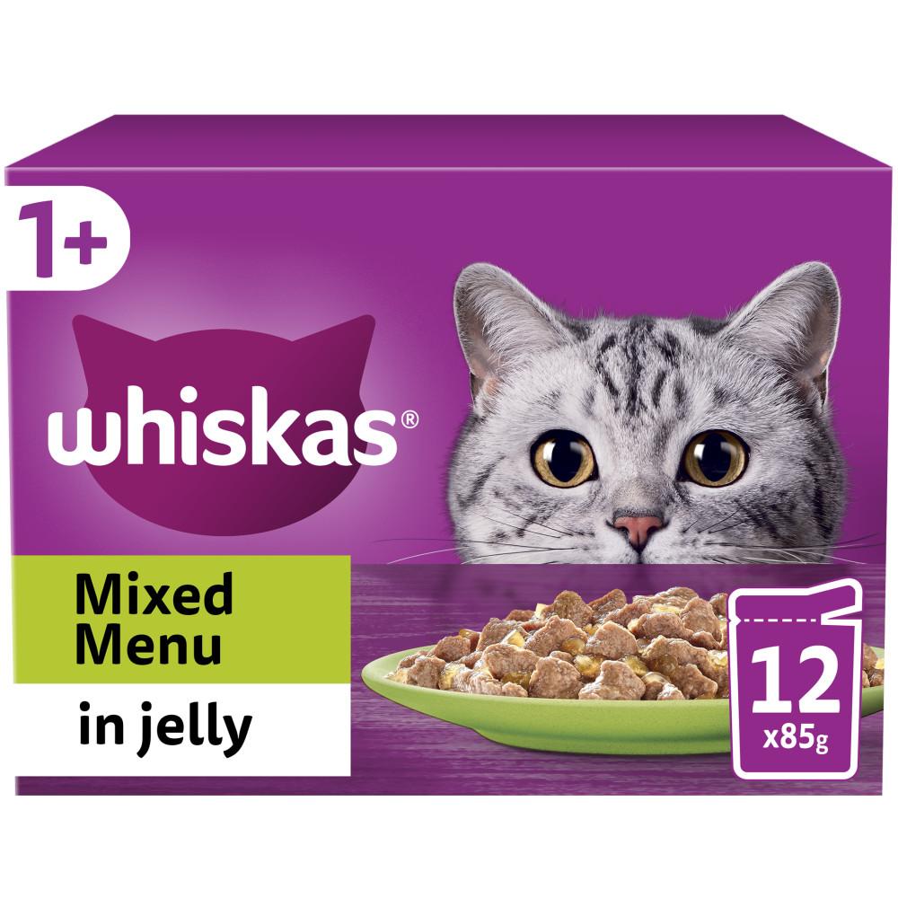 WHISKAS Wet Cat Food Pouches – Jelly & Gravy Selection