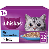 WHISKAS Wet Cat Food Pouches – Jelly & Gravy Selection