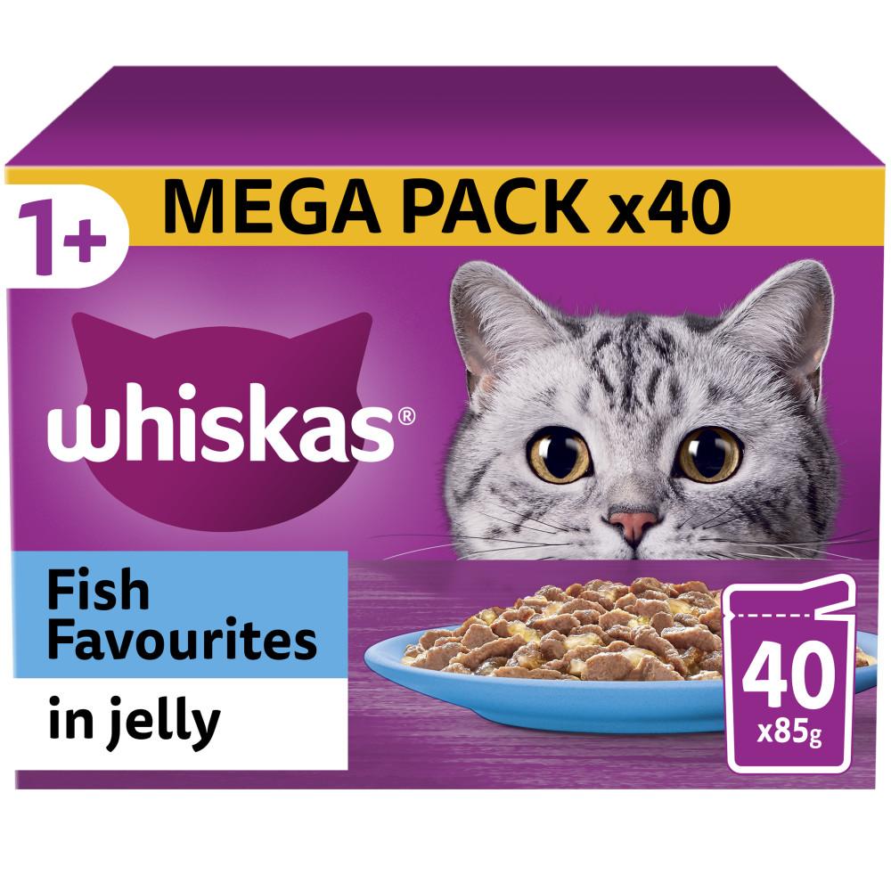 WHISKAS Wet Cat Food Pouches – Jelly & Gravy Selection