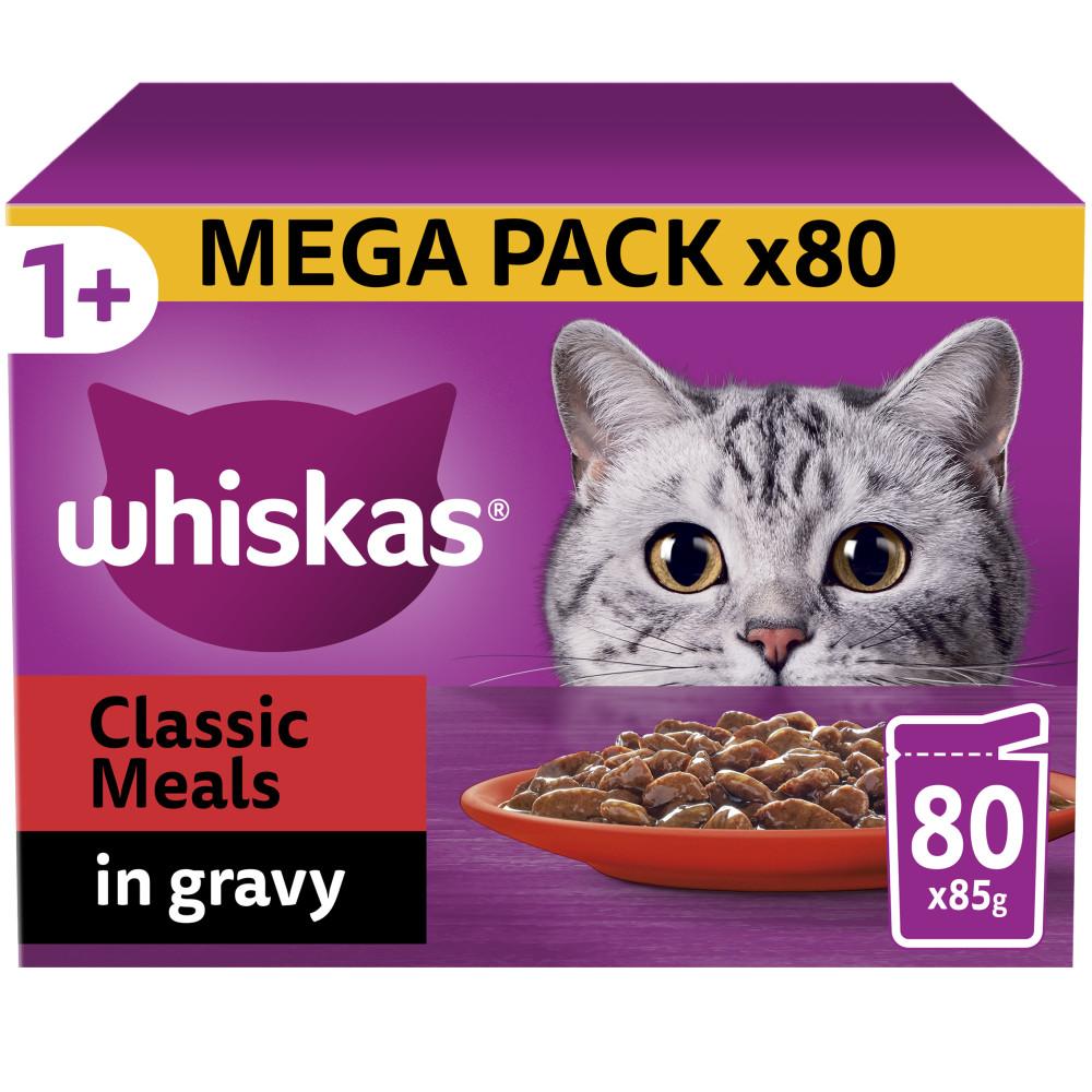 WHISKAS Wet Cat Food Pouches – Jelly & Gravy Selection