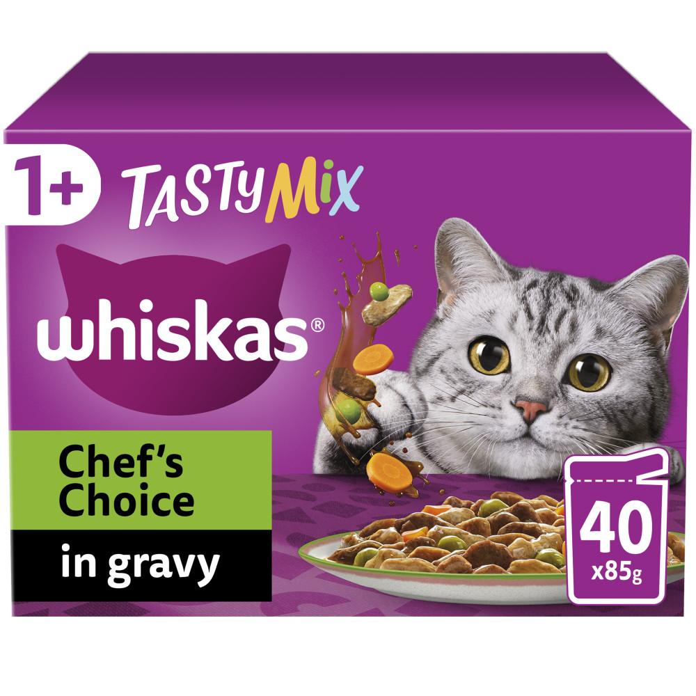 WHISKAS Wet Cat Food Pouches – Jelly & Gravy Selection