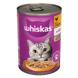 WHISKAS 1+ Cat Tin with Chicken in Jelly - 12x400g