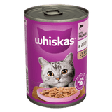 WHISKAS 1+ Cat Tin with Salmon in Jelly - 12x400g