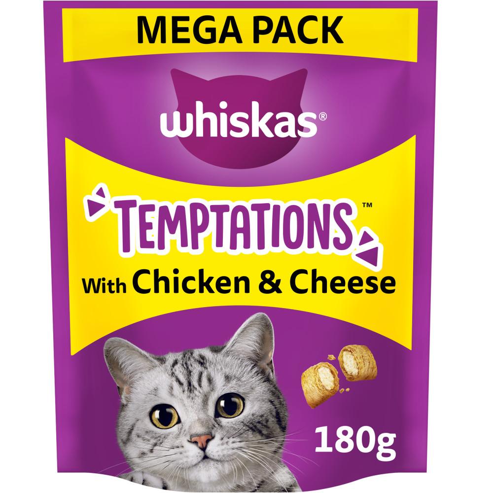 WHISKAS Cat Treats – Temptations, Milky & Crunch Selection