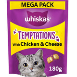 WHISKAS Cat Treats – Temptations, Milky & Crunch Selection