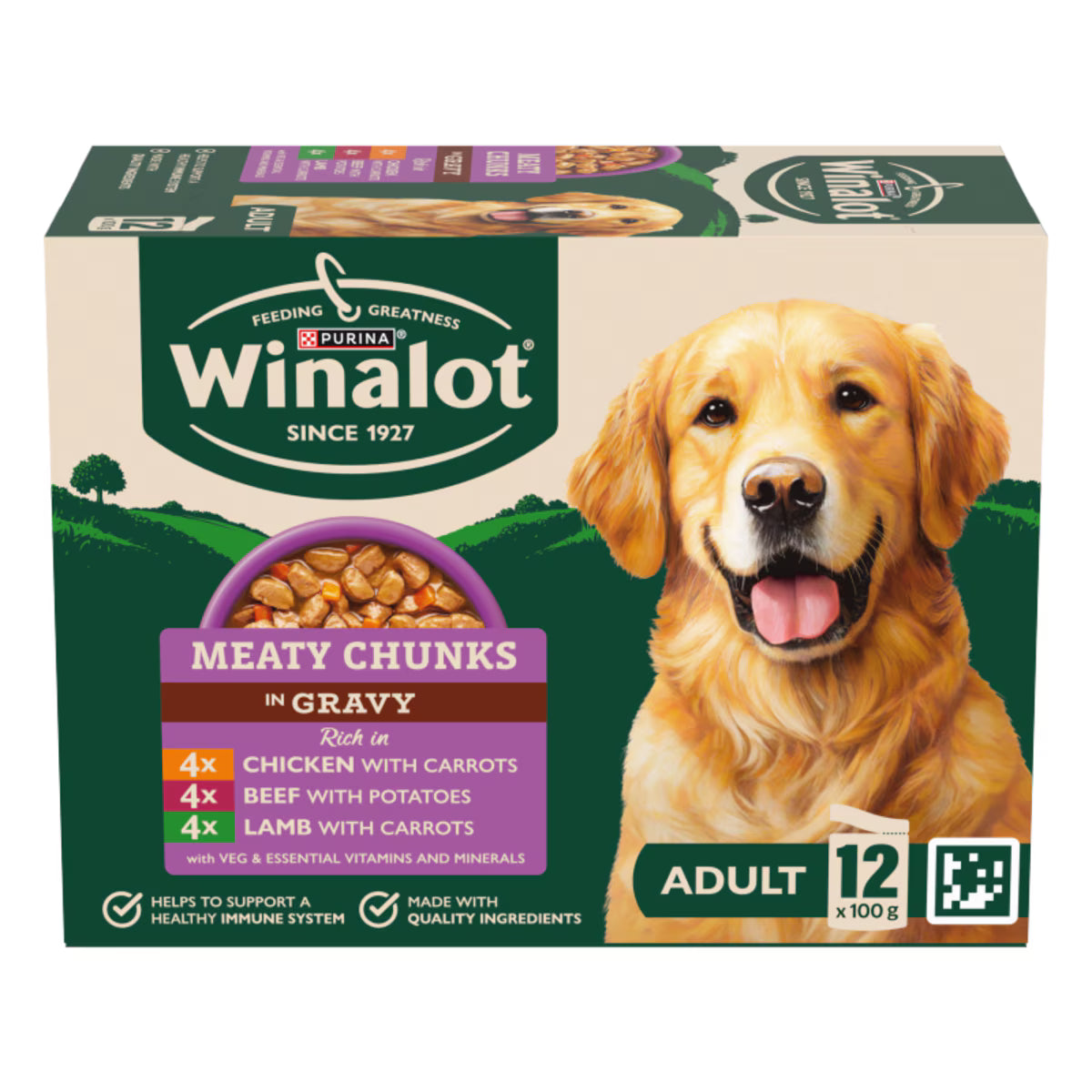 Winalot Mixed Wet Dog Food Pouches Bundle – Gravy & Jelly Variety Packs