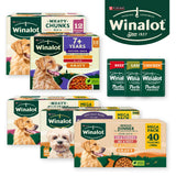 Winalot Mixed Wet Dog Food Pouches Bundle – Gravy & Jelly Variety Packs